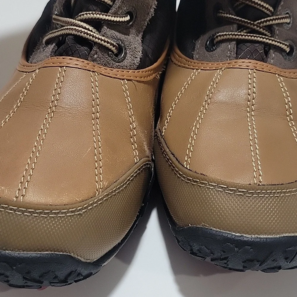 Pajar Canada Winter Snowboots Genevieve      Honey And Dark Brown Sz 9.5